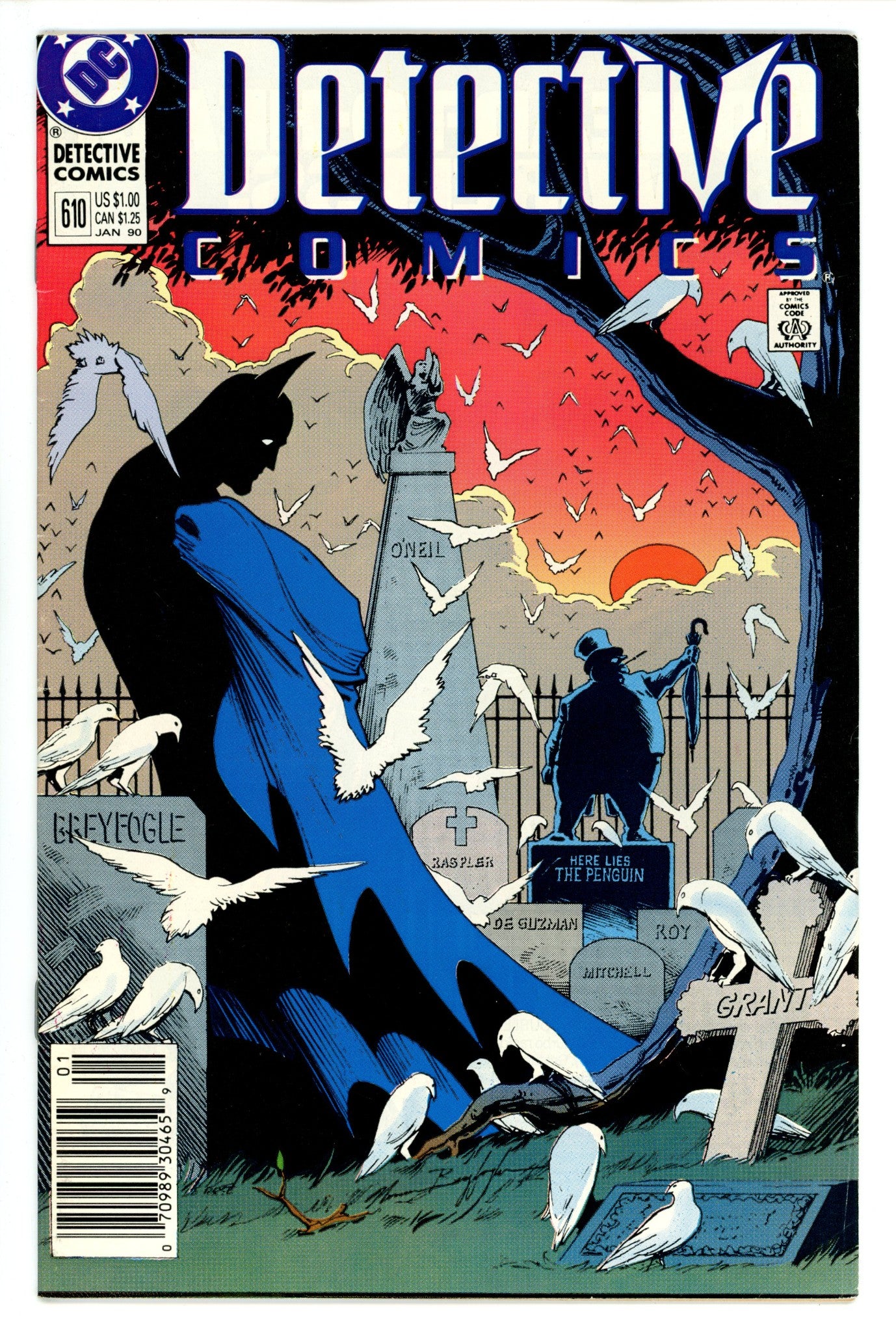 Detective Comics Vol 1 610 Newsstand (1990)