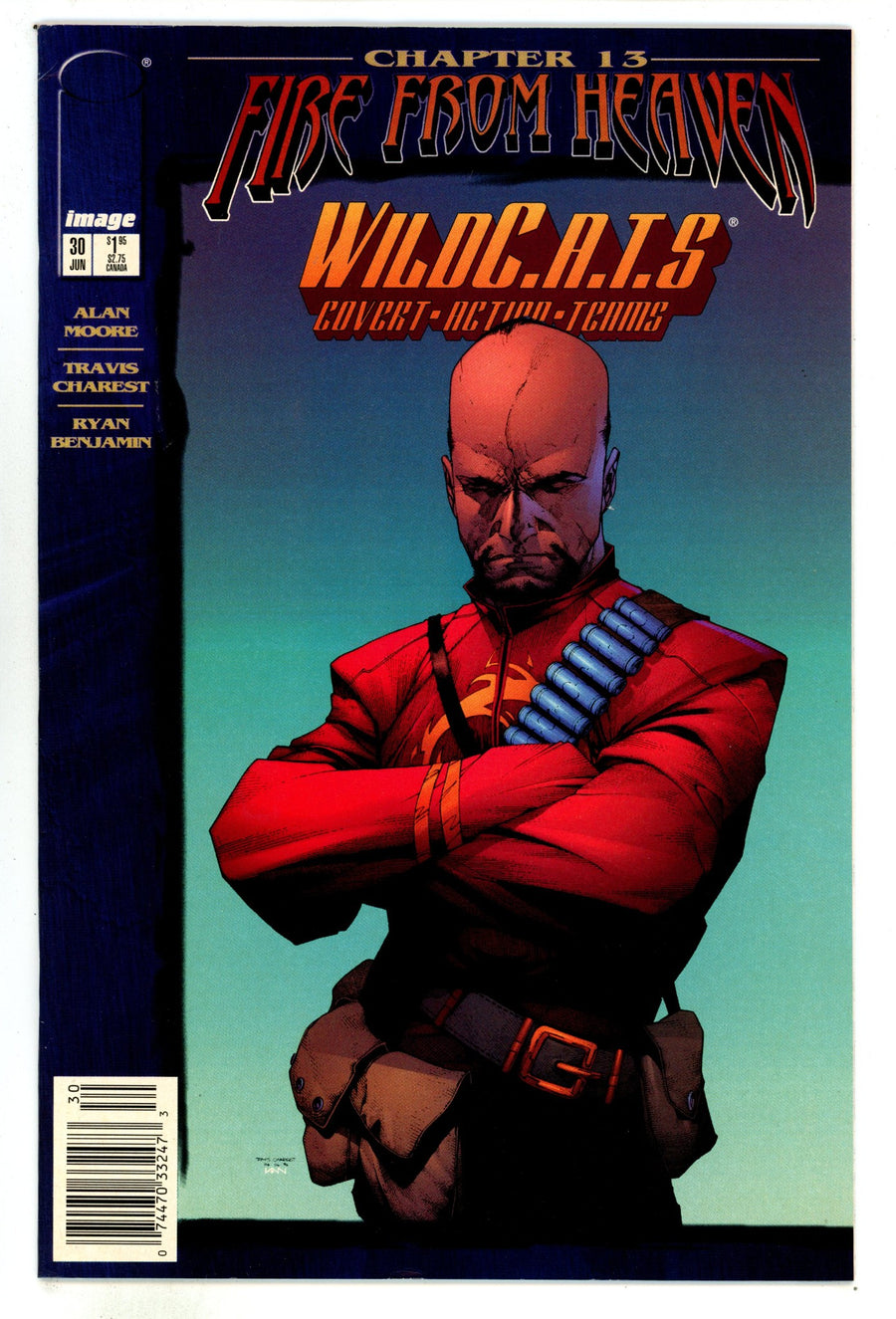 WildC.A.T.s Vol 1 30 VF (8.0) (1996) Newsstand 