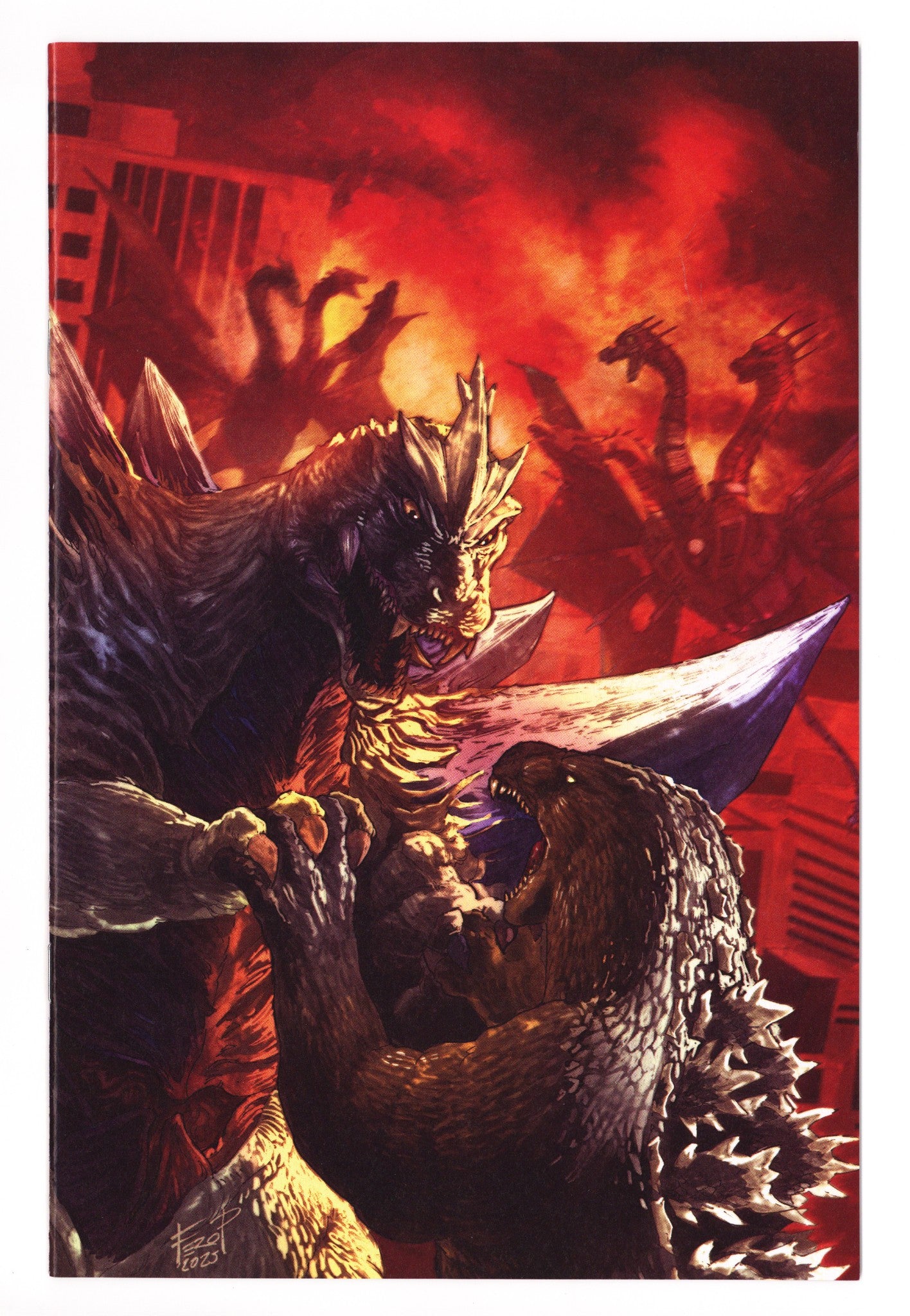 Godzilla: Here There Be Aliens 5 NM (9.4) (2025) Pe Virgin Incentive Variant 
