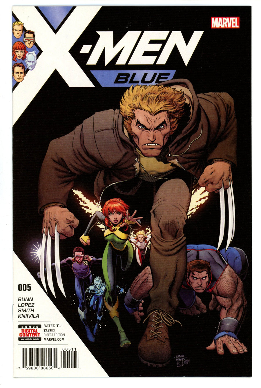 X-Men: Blue 5 High Grade (2017) 