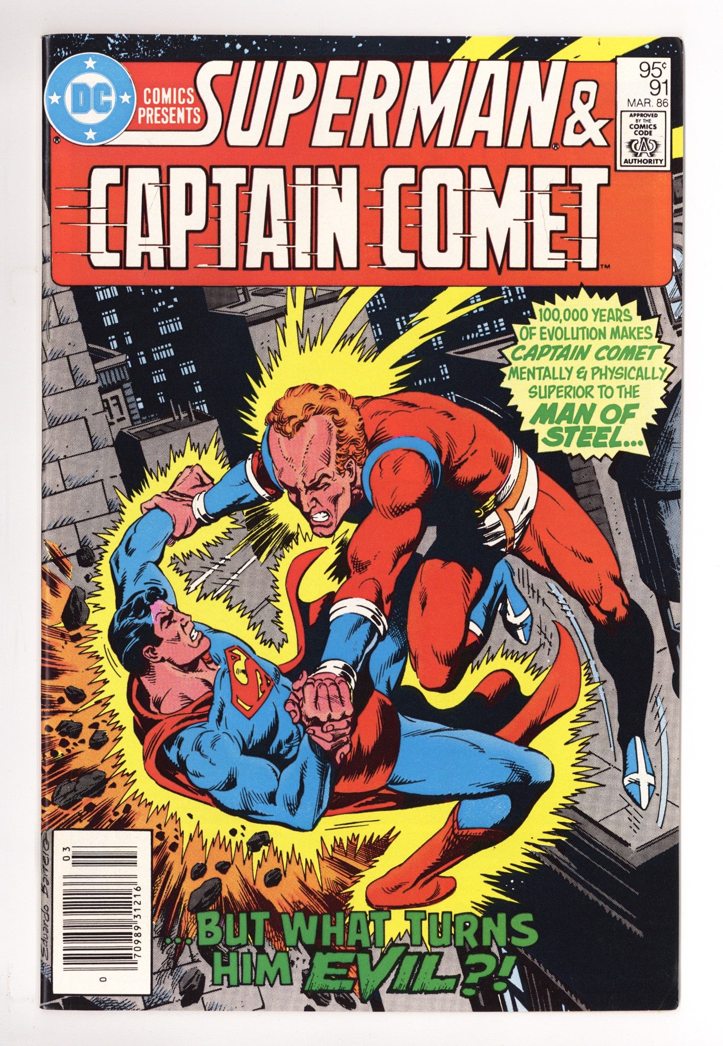 DC Comics Presents Vol 1 91 VF+ (8.5) (1986) Canadian Price Variant 