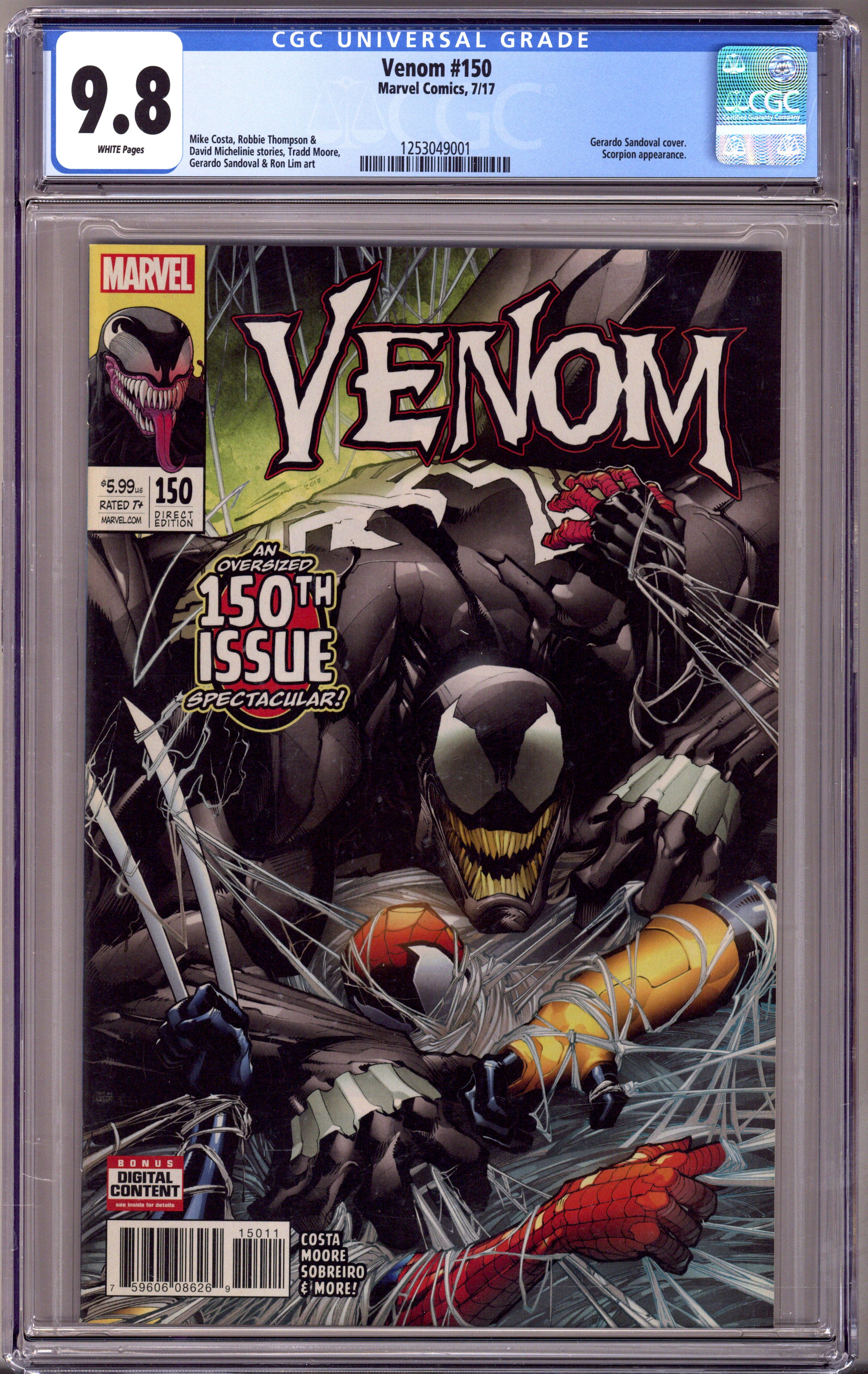 Venom Vol 3 150 CGC 9.8 (NM/M) Marvel (2017) | CaptCan Comics