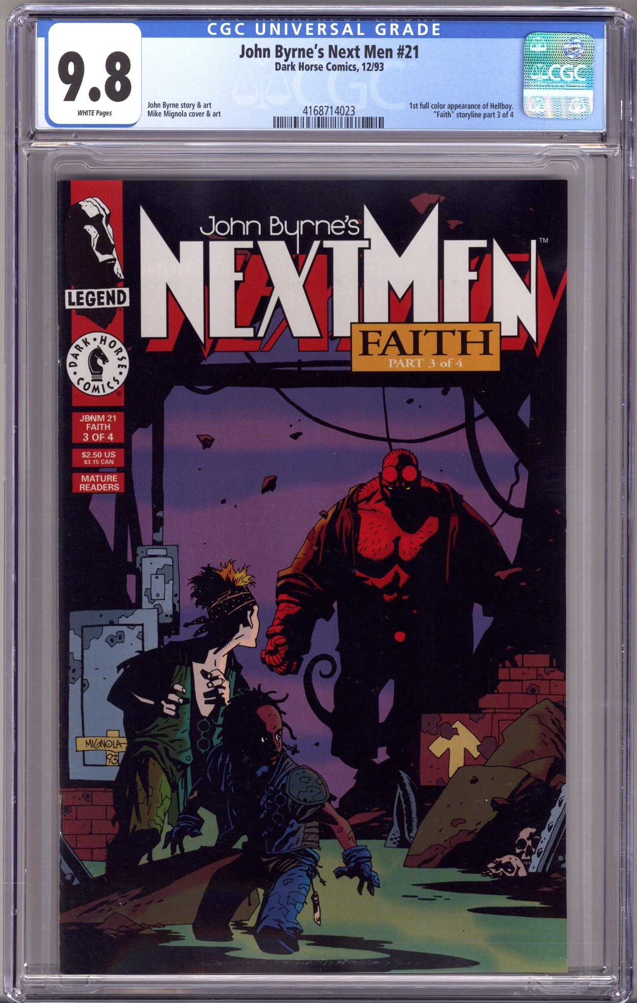 John Byrne's Next Men 21 CGC 9.8 (NM/M) (1993) 