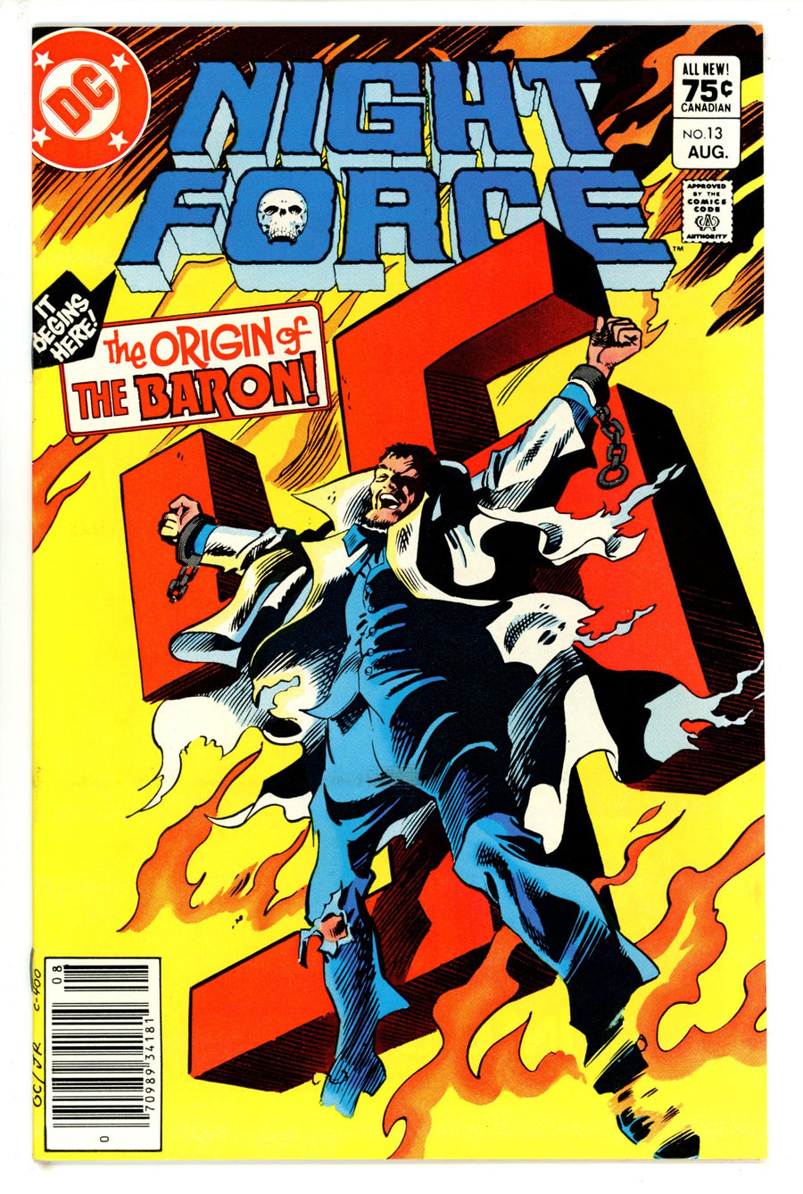 The Night Force Vol 1 13 Canadian Variant NM- (1983)