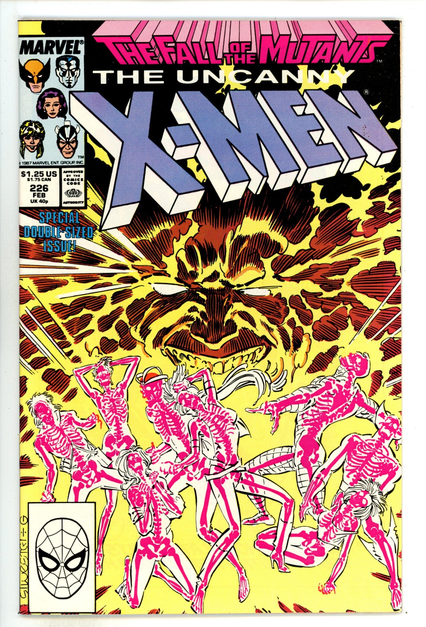 The Uncanny X-Men Vol 1 226 NM- (9.2) (1988) 