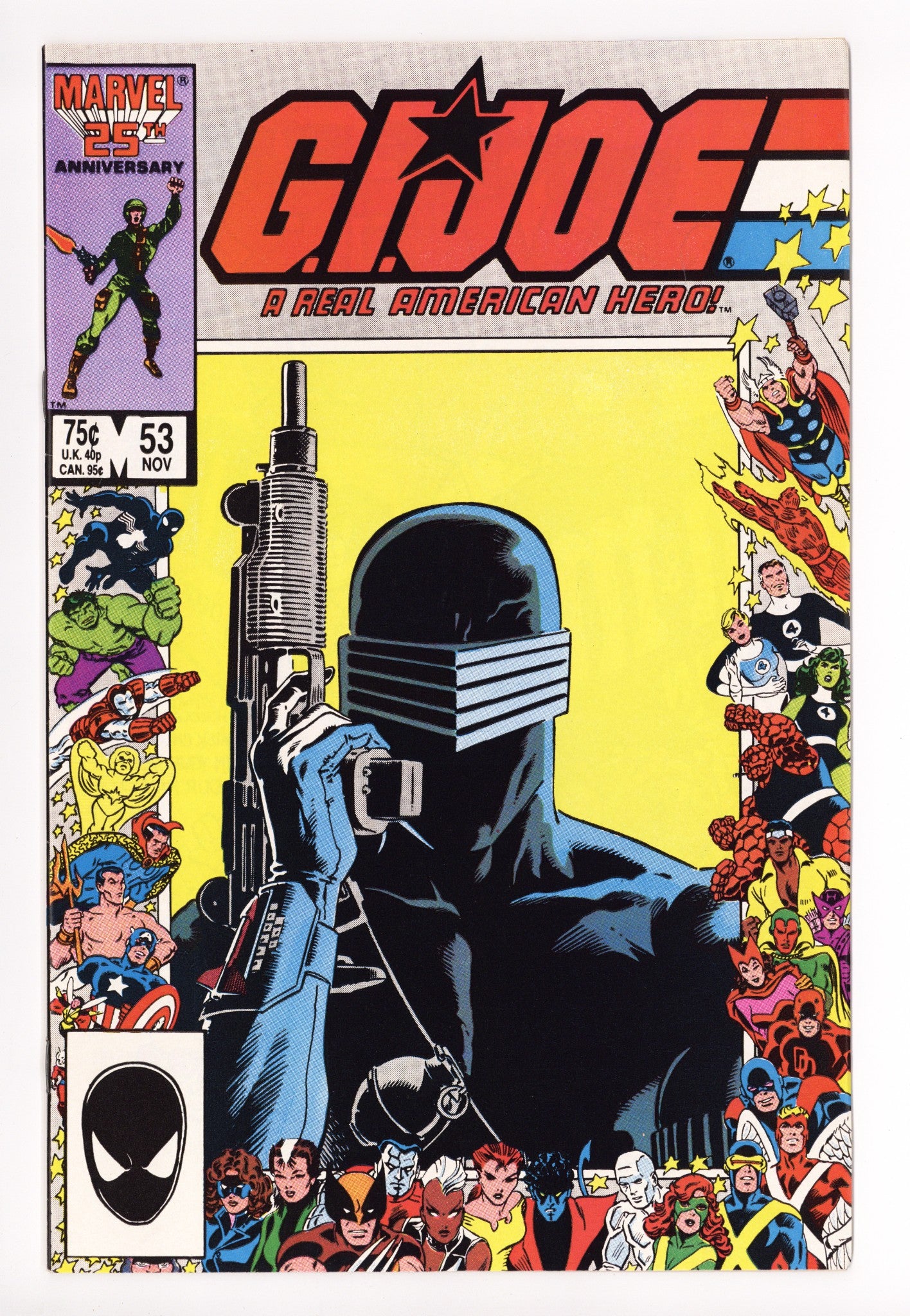 G.I. Joe, A Real American Hero 53 VF- (7.5) (1986) 
