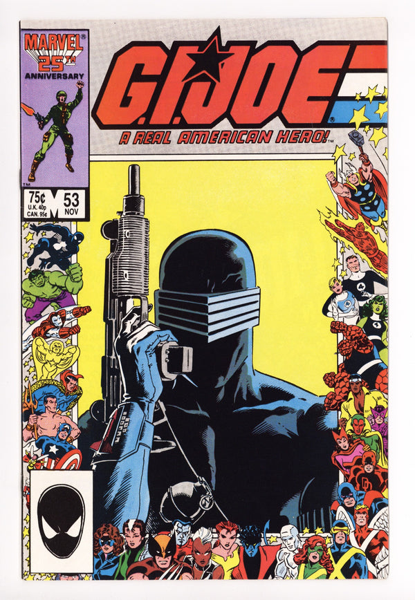 G.I. Joe, A Real American Hero 53 VF- (7.5) (1986)