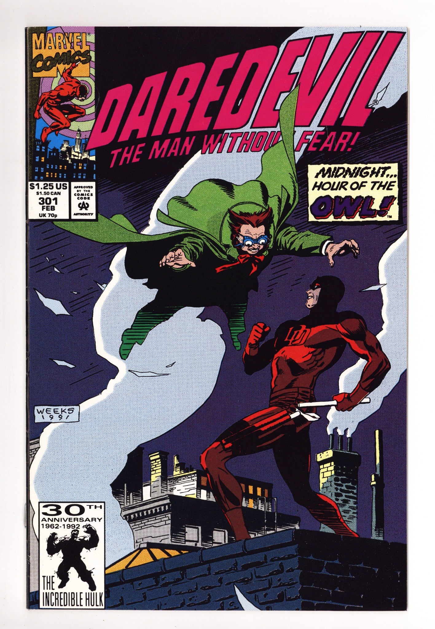 Daredevil Vol 1 301 Mid Grade (1992) 