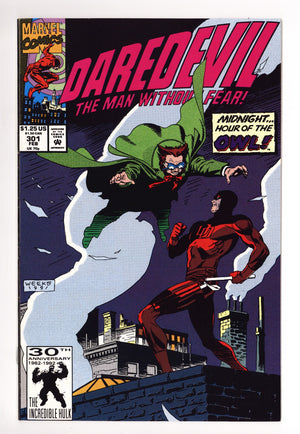 Daredevil Vol 1 301 Mid Grade (1992)