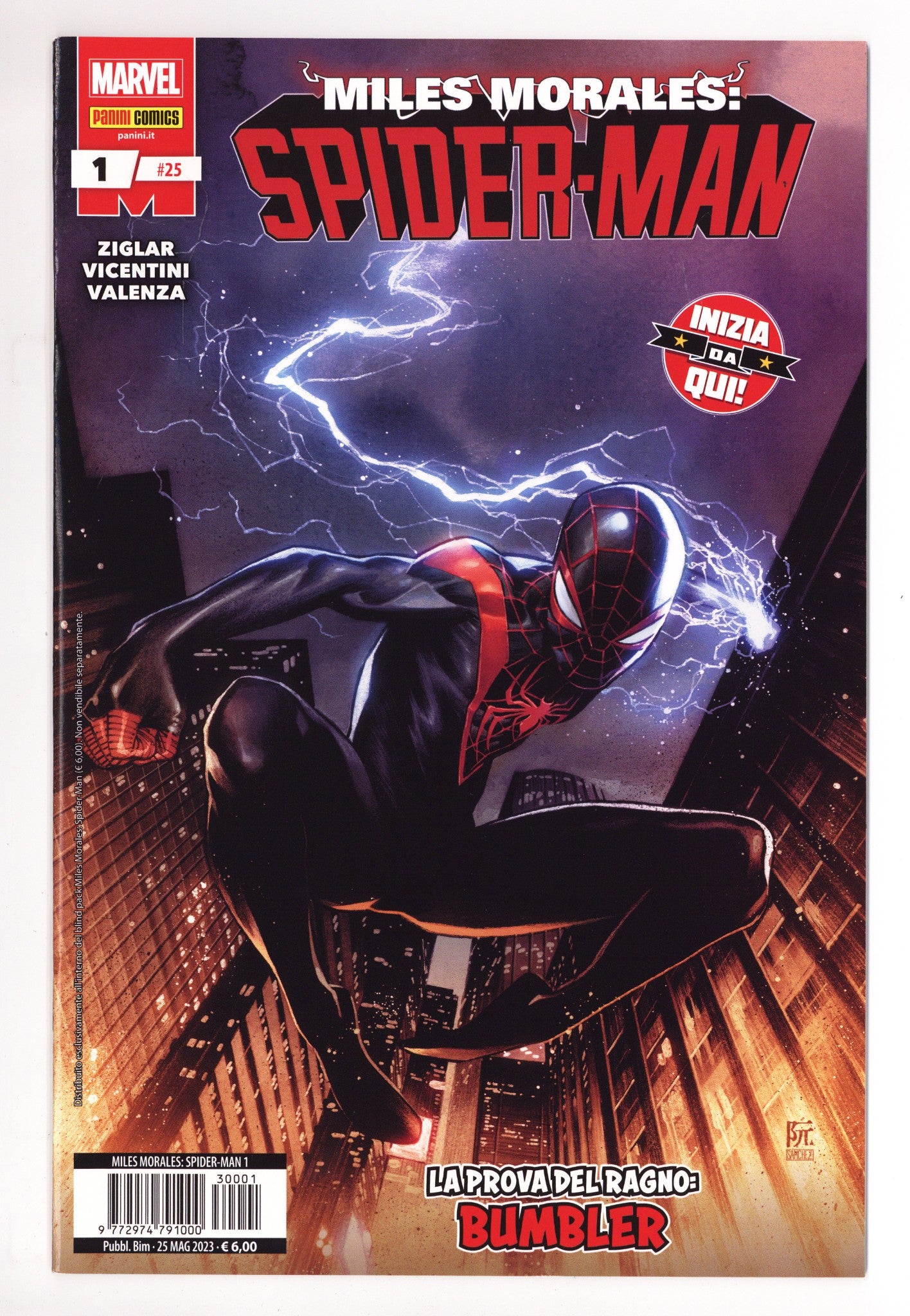 Miles Morales: Spider-Man 1 VF/NM (9.0) Italian (2023) 
