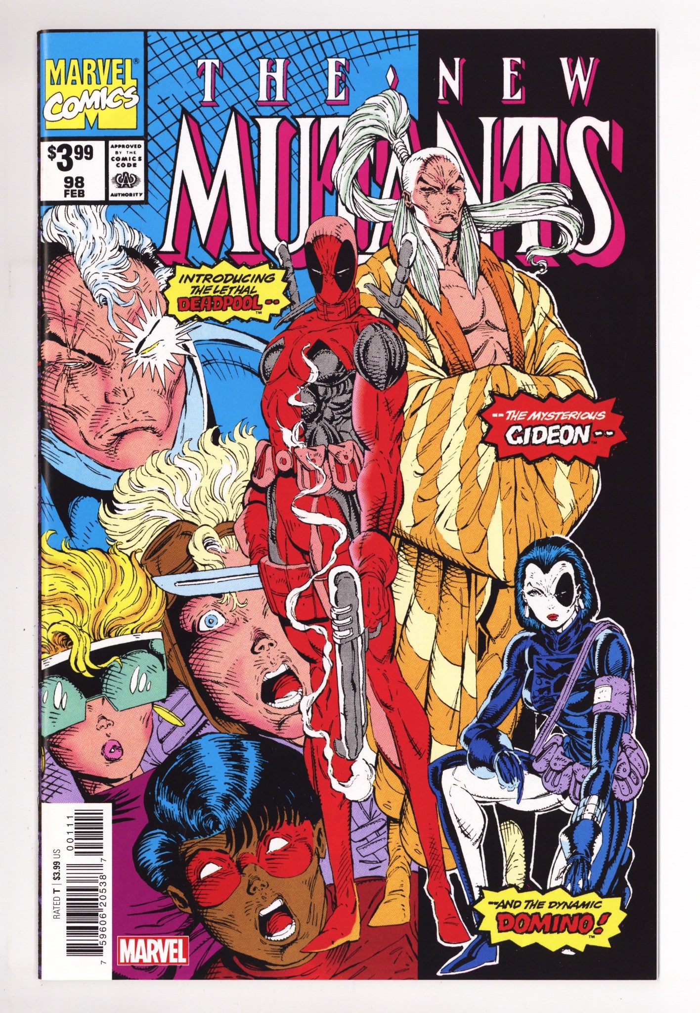 The New Mutants No. 98 Facsimile Edition   [nn]  High Grade   (2022)        