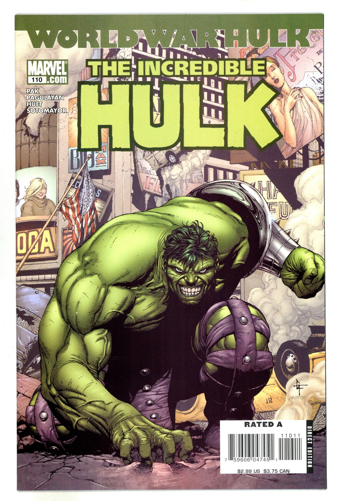 Incredible Hulk Vol 2 110 High Grade (2007) 