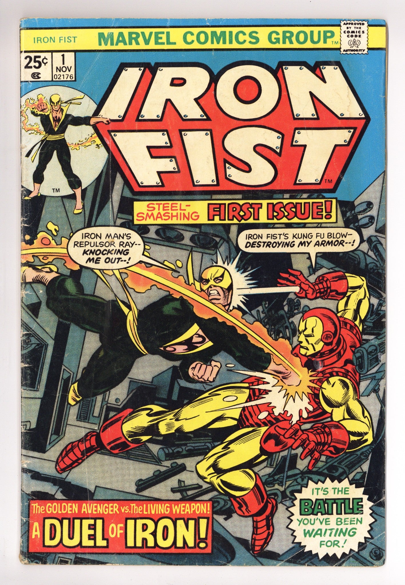 Iron Fist Vol 1 1 GD/VG (3.0) No MVS (1975) 