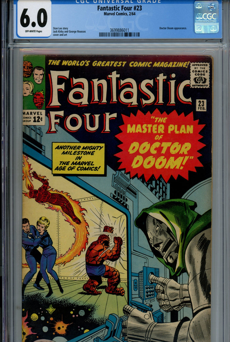 Fantastic Four Vol 1 23 CGC 6.0 (FN) (1964) 