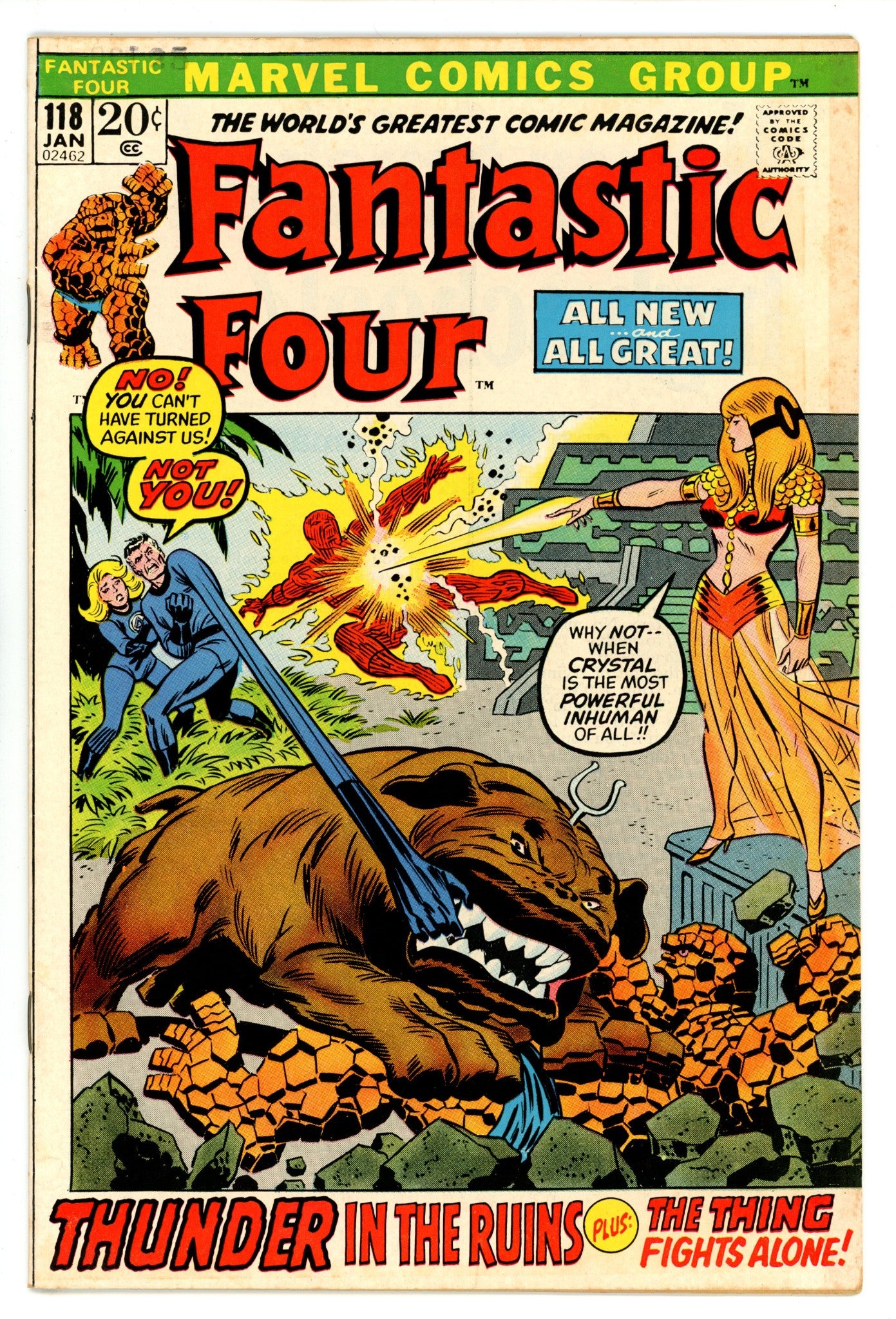 Fantastic Four Vol 1 118  FN+ (6.5)   (1972)        