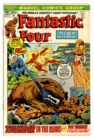 Fantastic Four Vol 1 118  FN+ (6.5)   (1972)        