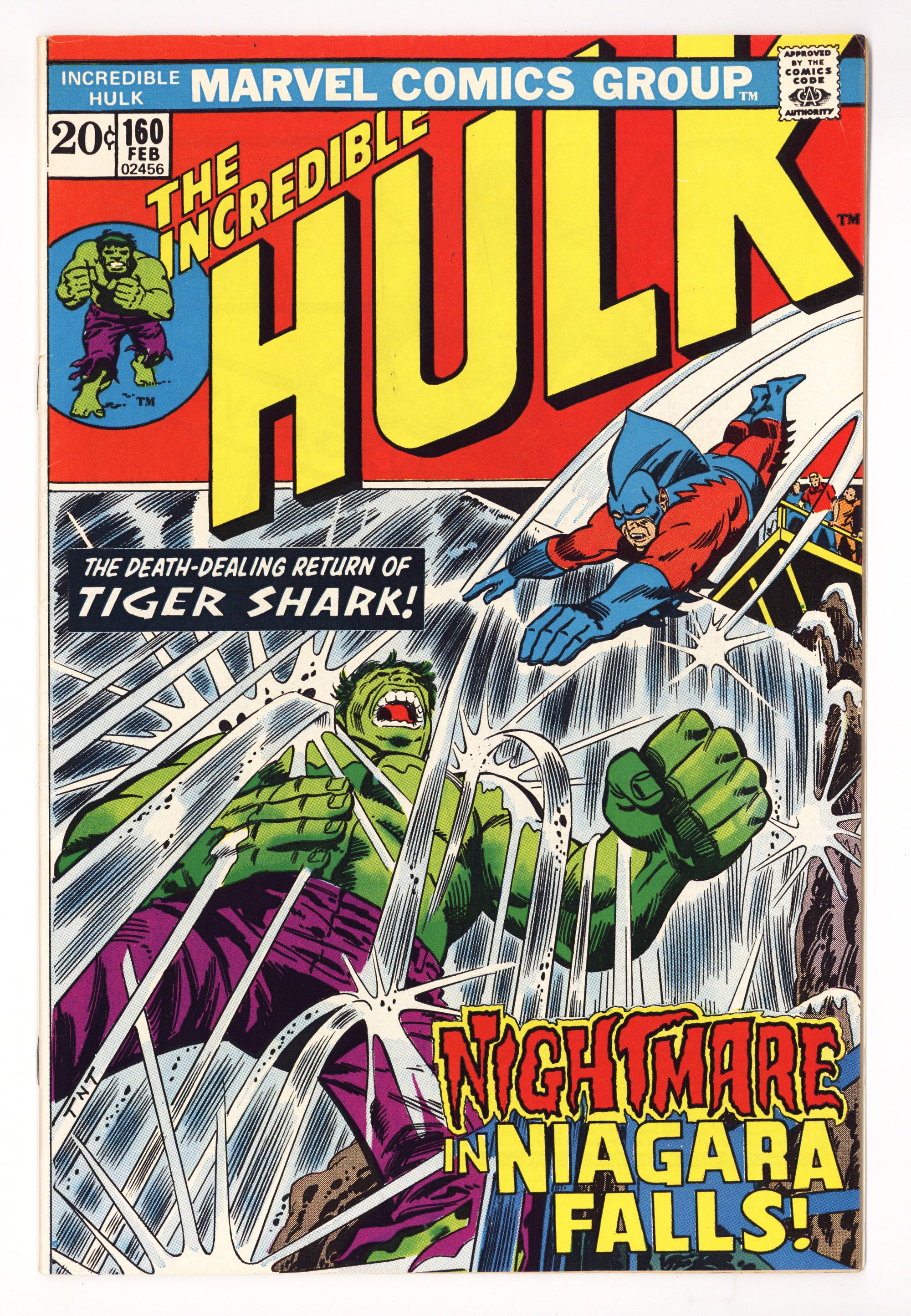The Incredible Hulk Vol 1 160  FN/VF (7.0)   (1973)        