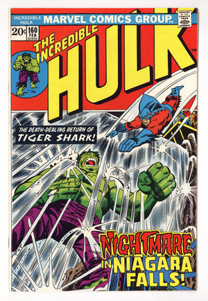 The Incredible Hulk Vol 1 160  FN/VF (7.0)   (1973)