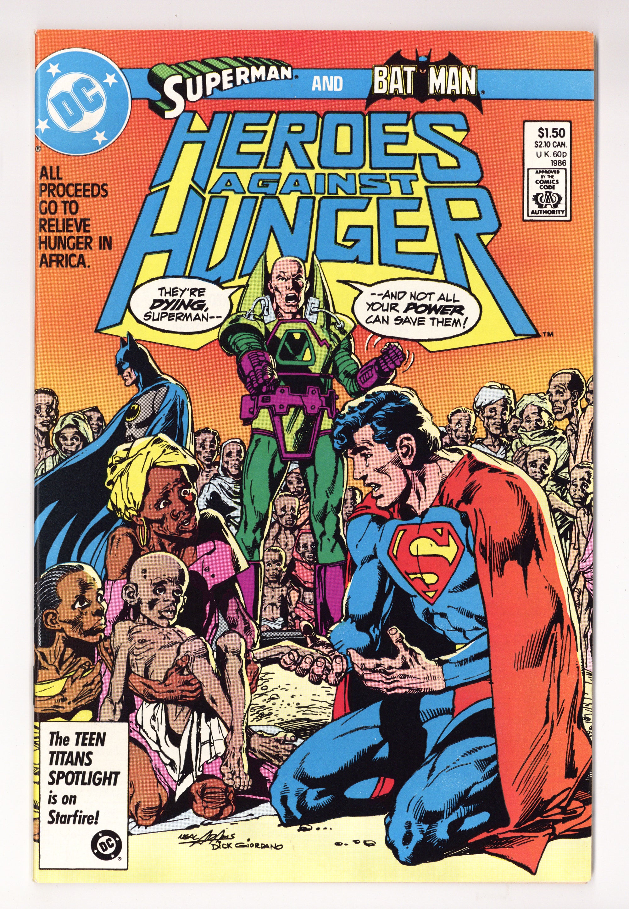 Heroes Against Hunger 1 High Grade (1986) 