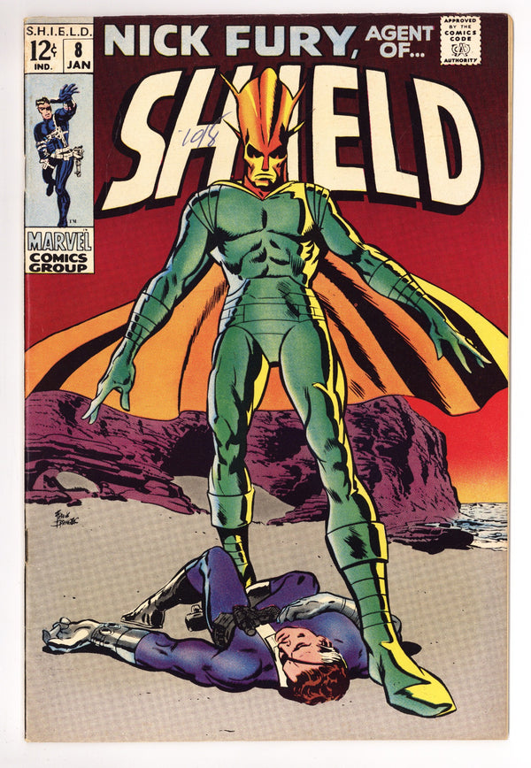 Nick Fury, Agent of SHIELD Vol 1 8 VF (8.0) (1969)