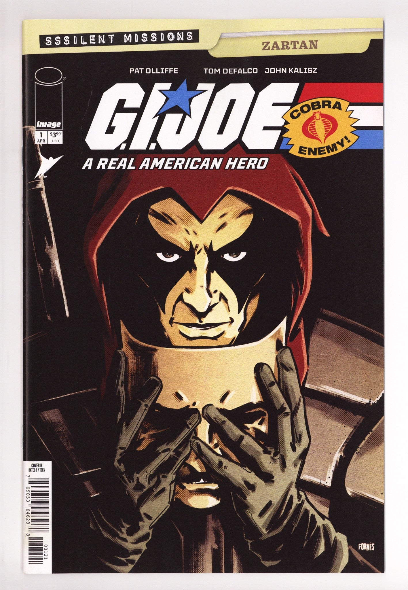 G.I. Joe A Real American Hero Sssilent Missions Zartan  1 Fornés  Variant   (2026)