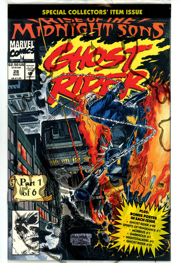 Ghost Rider Vol 2 28 New, Sealed (1992)