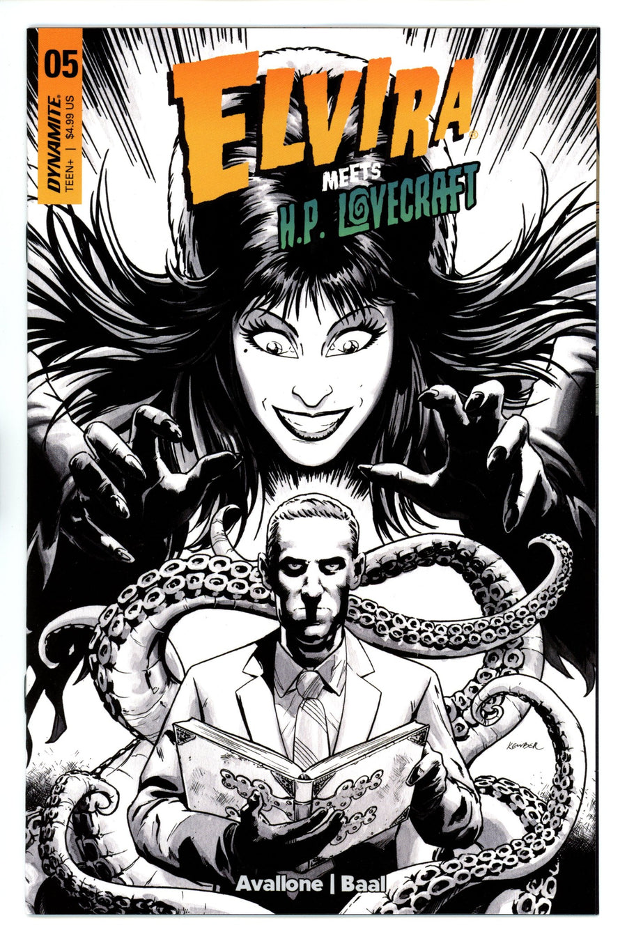 Elvira Meets Hp Lovecraft 5 Baal Line Art Incentive Variant (2024)