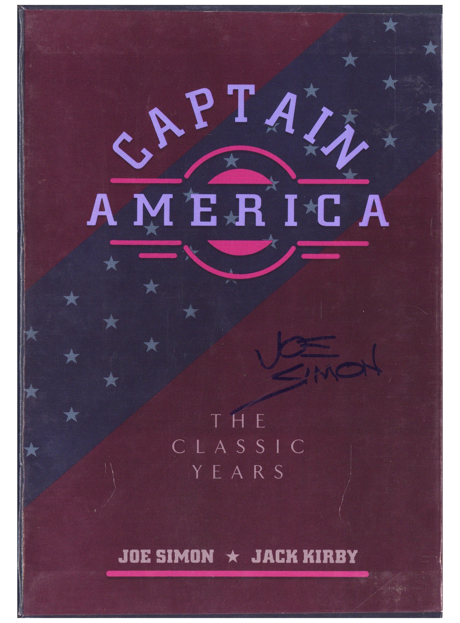 Captain America: The Classic Years HC Vol 1&2 High Grade Slipcase & Books Signed (1990) Signed x3 Cover Joe Simon 