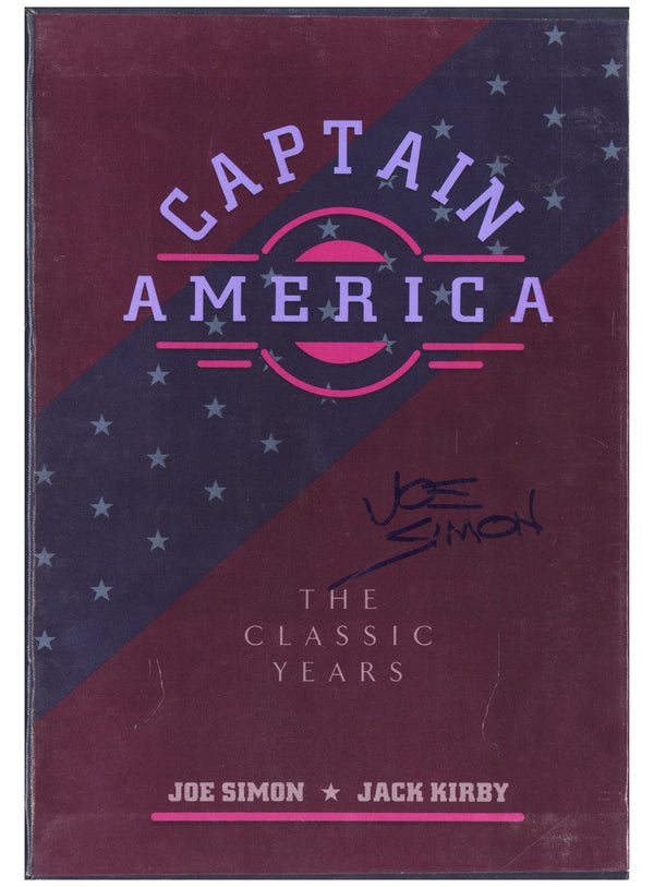 Captain America: The Classic Years HC Vol 1&2 High Grade Slipcase & Books Signed (1990) Signed x3 Cover Joe Simon