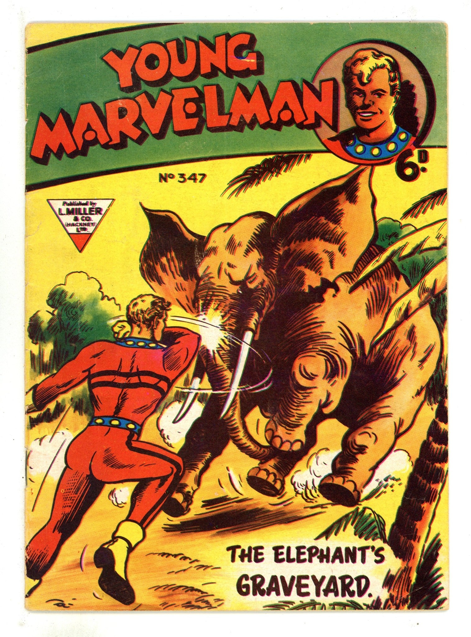 Young Marvelman 347 VG- (3.5) (1961) 