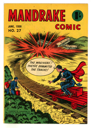 Mandrake Comic 27 FN+ (6.5) (1958)