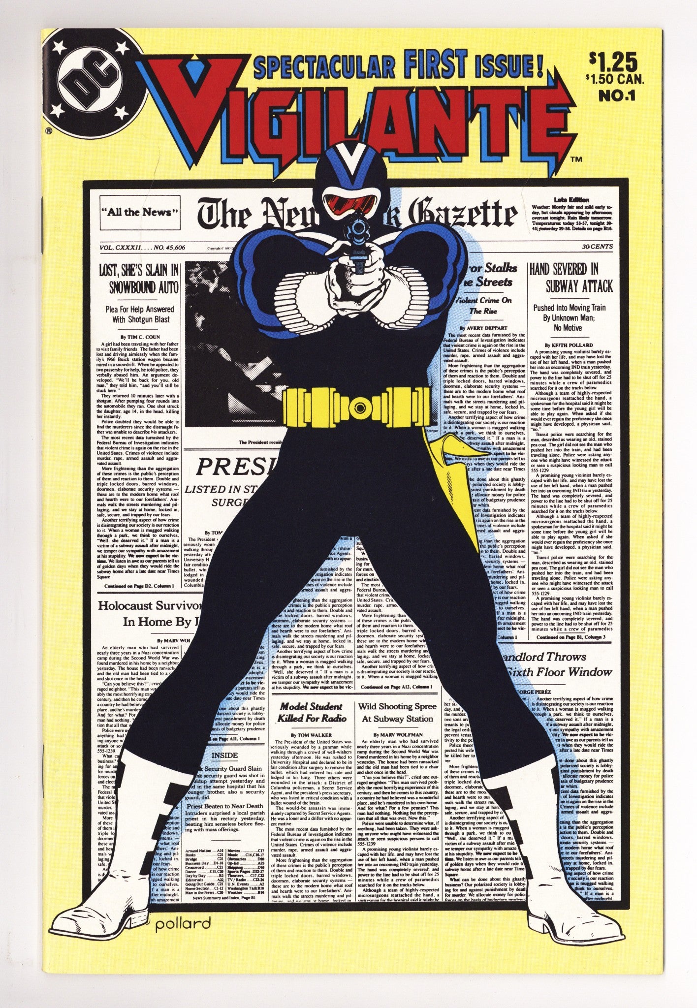 The Vigilante Vol 1 1 VF+ (8.5) (1983) 