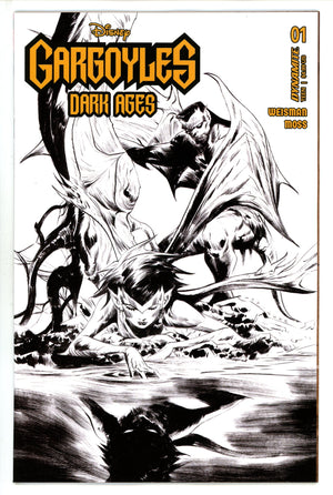Gargoyles Dark Ages 1 Lee B&W Incentive Variant (2023)