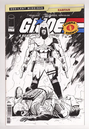 G.I. Joe A Real American Hero Sssilent Missions Zartan  1 Olliffe  B&W Incentive NM-  (2026)