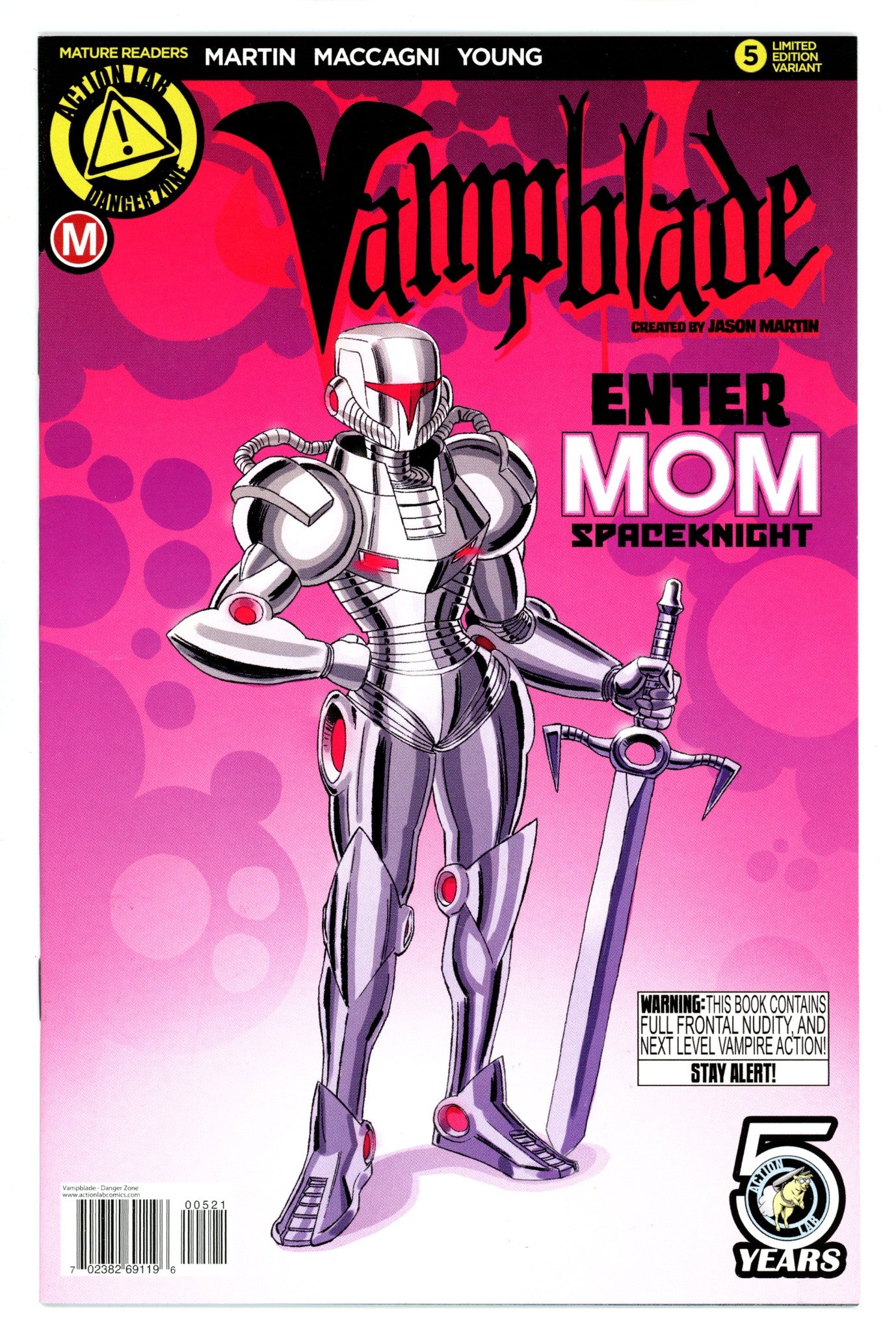Vampblade Vol 1 5 NM- (9.2) (2016) Young Variant 