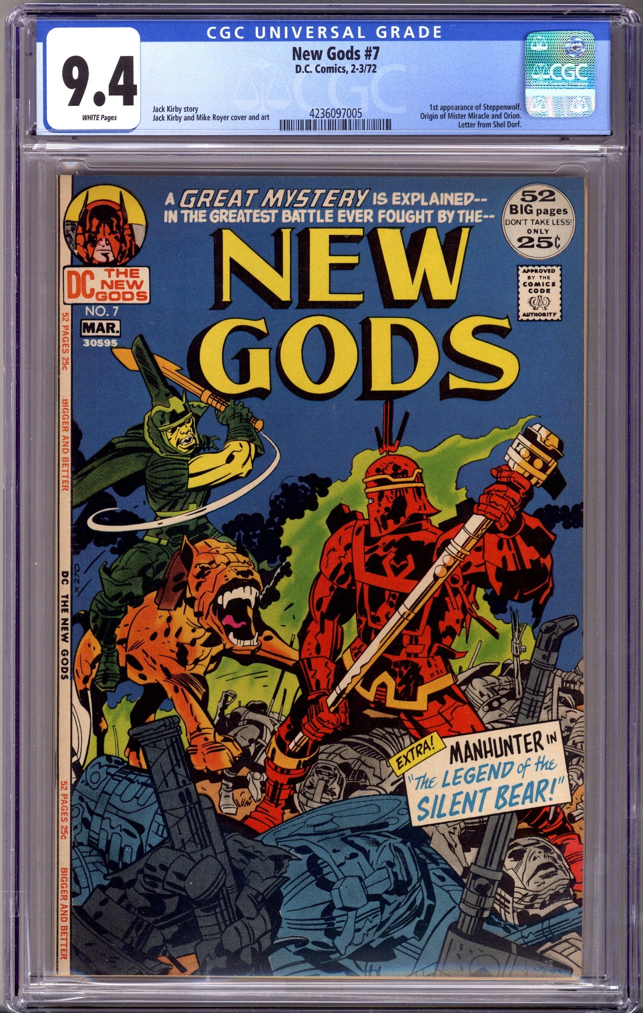 The New Gods Vol 1 7 CGC 9.4 (NM)   (1972)        