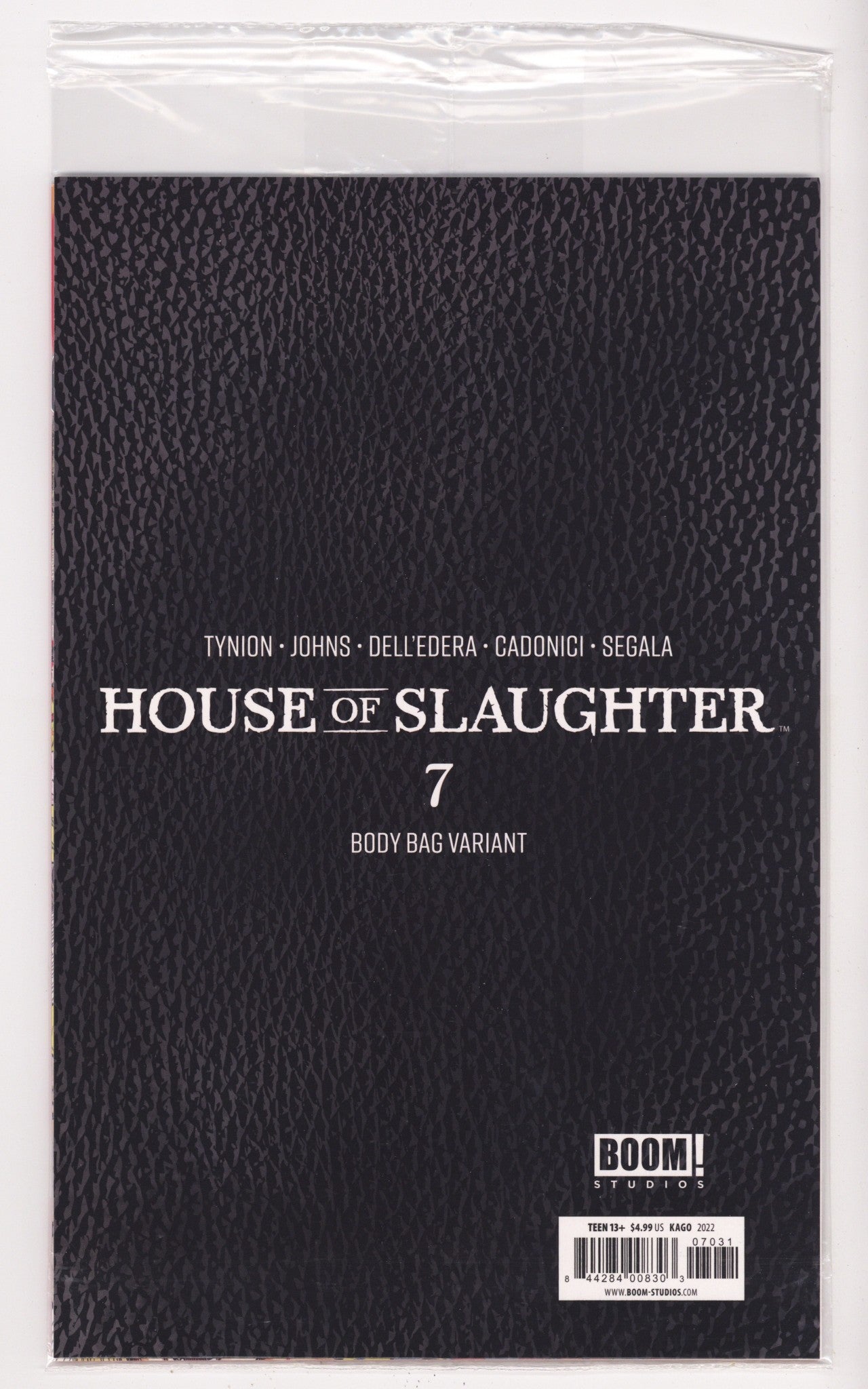 House of Slaughter   7  High Grade   (2022) Bodybag     Variant  