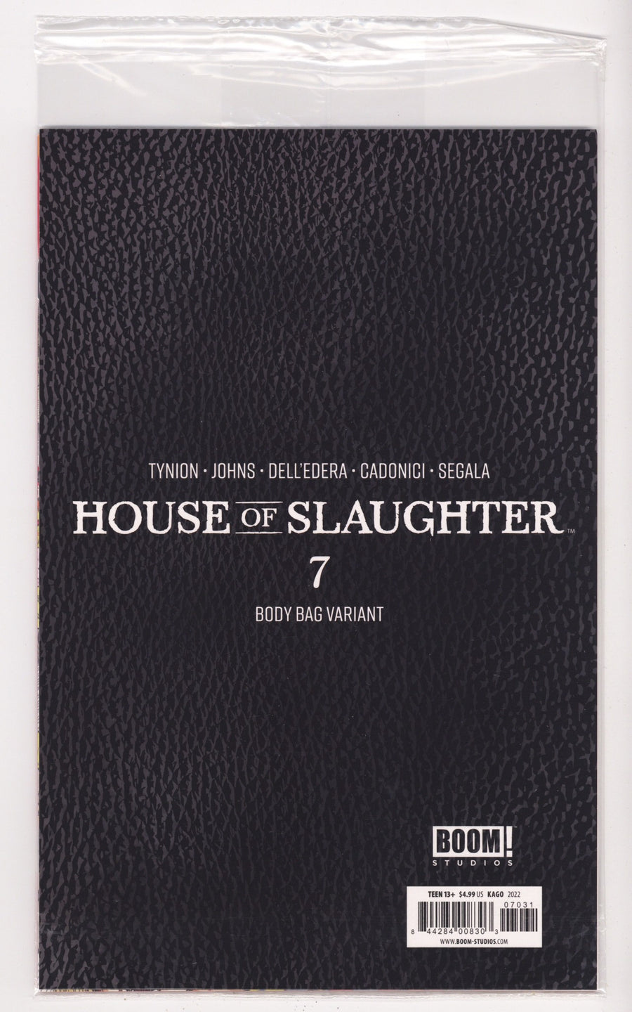 House of Slaughter   7  High Grade   (2022) Bodybag     Variant  