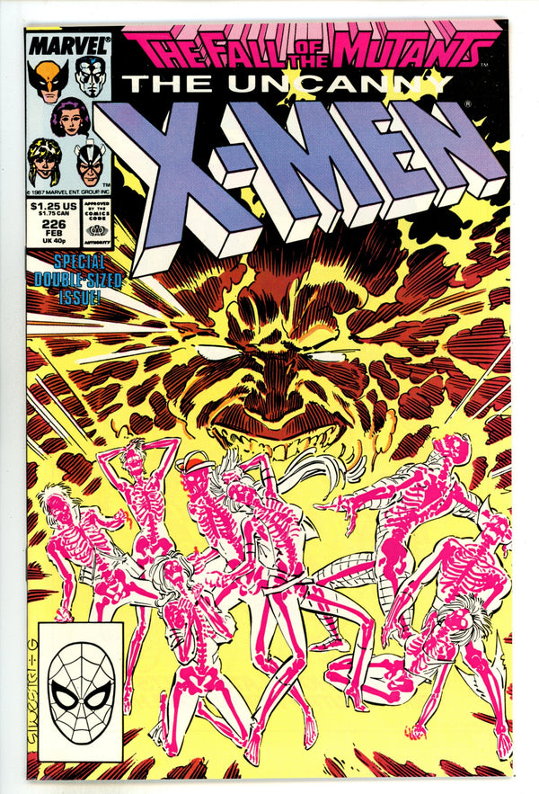 The Uncanny X-Men Vol 1 226 NM (9.4) (1988)