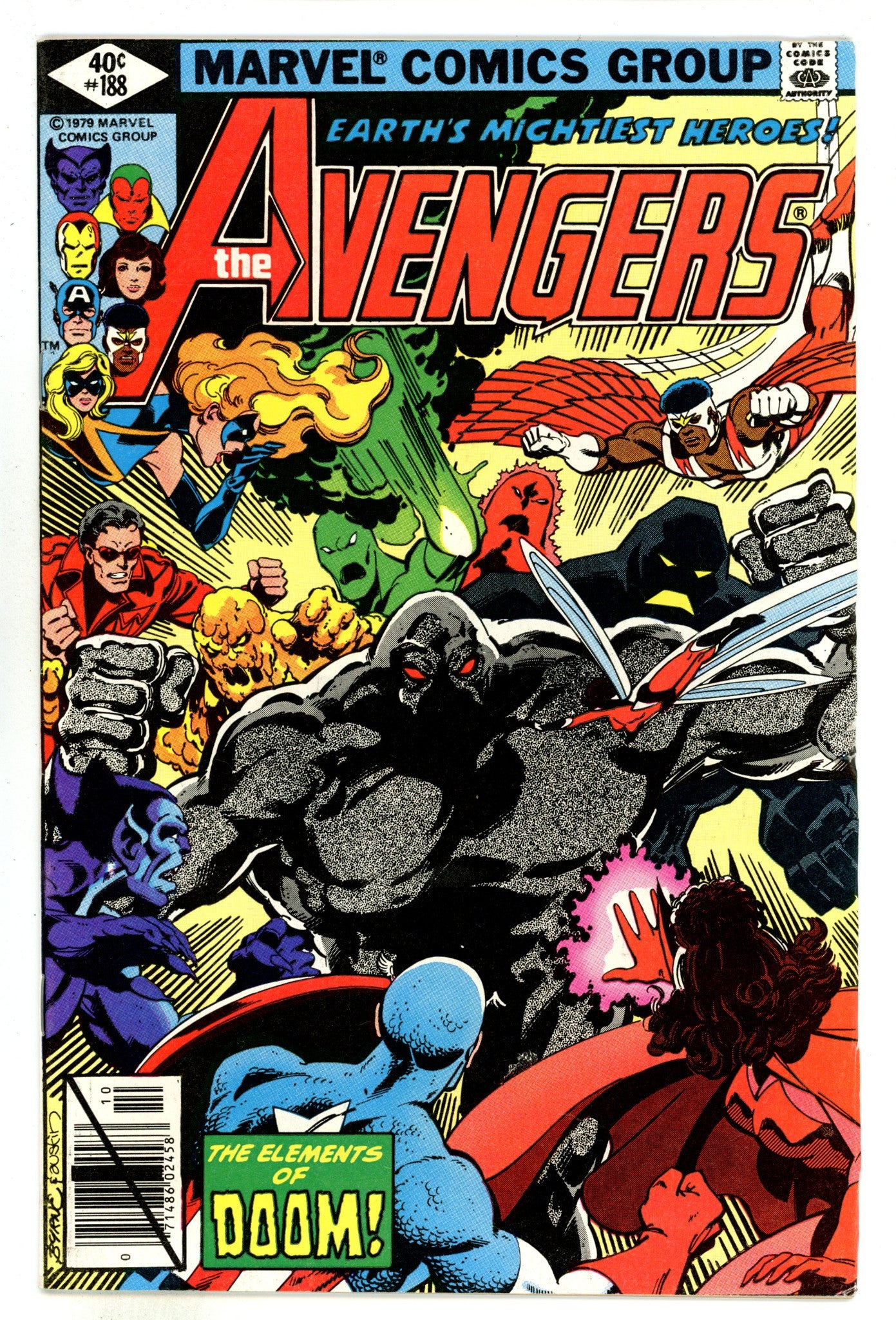 The Avengers Vol 1 188  FN (6.0)   (1979)        