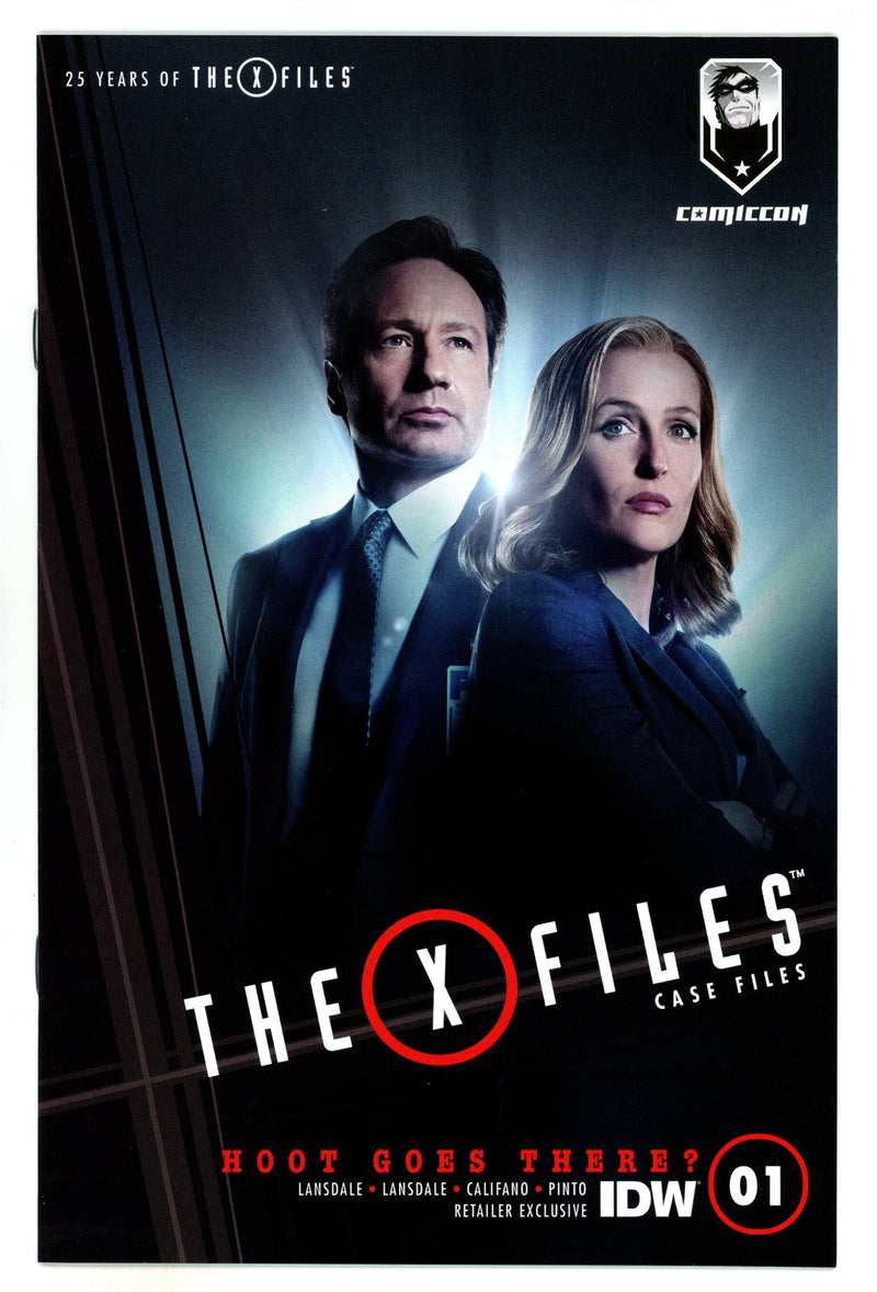 The X-Files: Case Files — Hoot Goes There? 1 NM- (9.2) (2018) Photo Exclusive Variant 