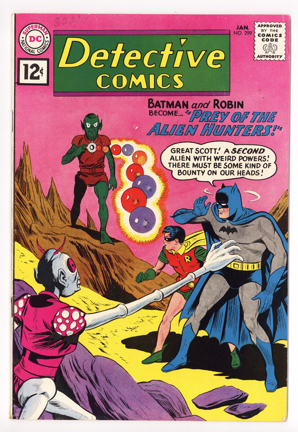 Detective Comics Vol 1 299 FN+ (6.5) (1962)
