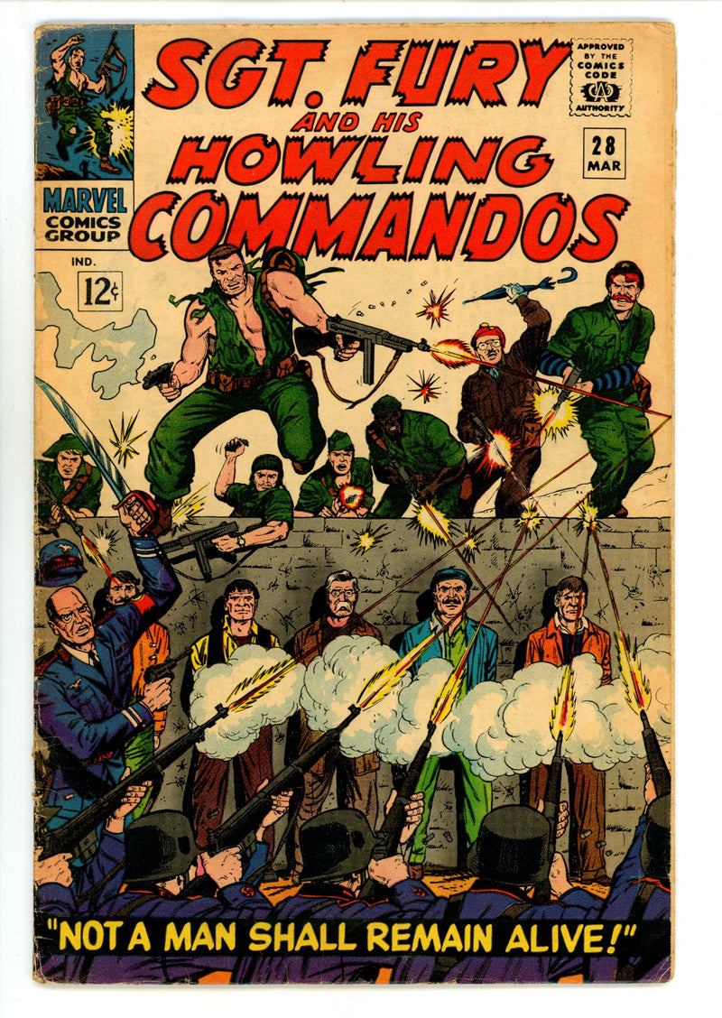 Sgt. Fury 28 VG+ (4.5) (1966) 