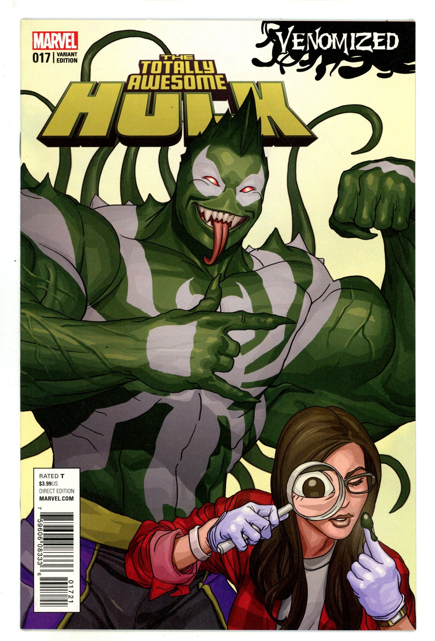 Totally Awesome Hulk 17 High Grade (2017) Choi Variant 