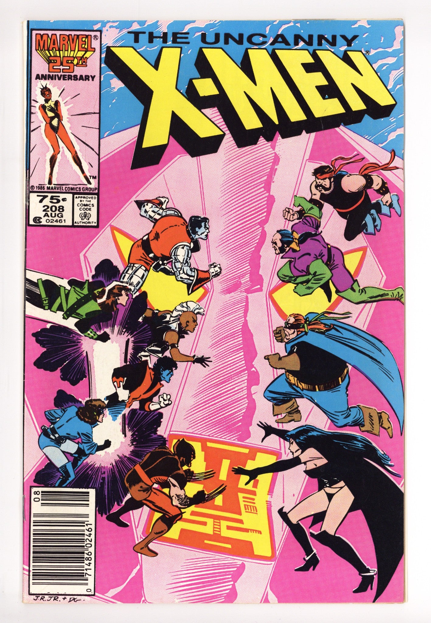 The Uncanny X-Men Vol 1 208 Mid Grade (1986) Newsstand 