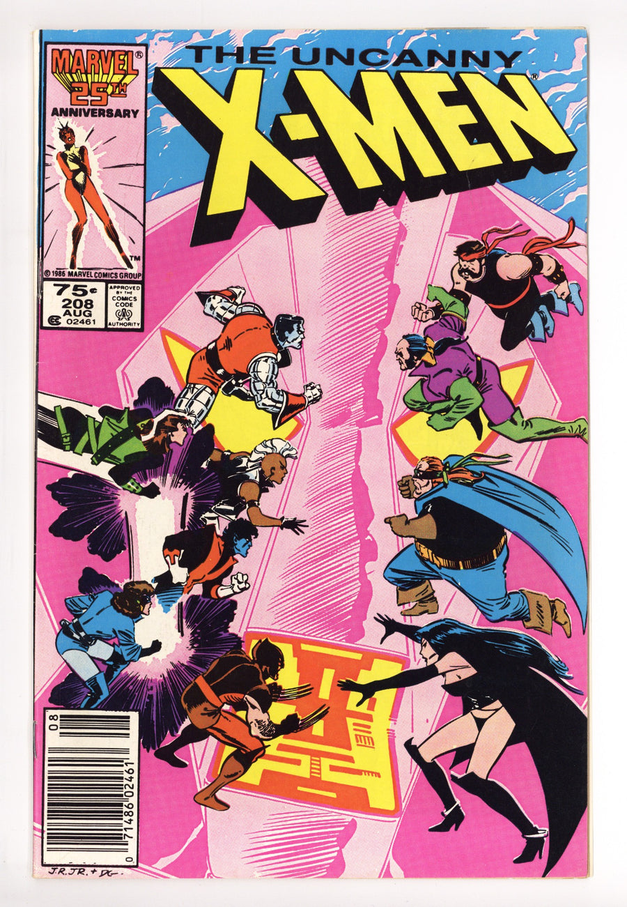 The Uncanny X-Men Vol 1 208 Mid Grade (1986) Newsstand 