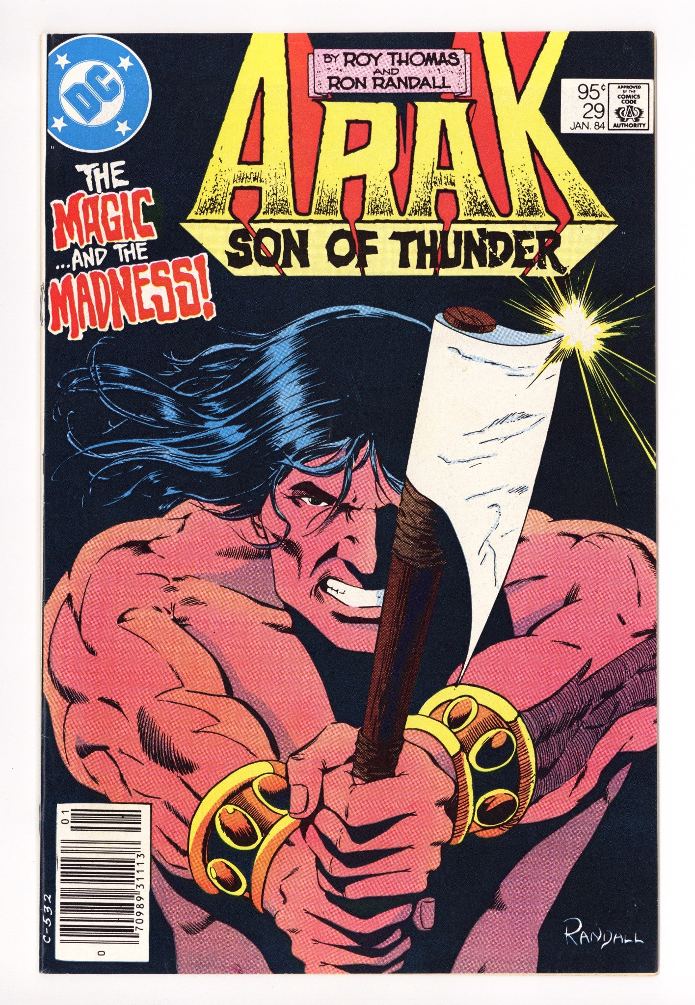 Arak / Son of Thunder 29 FN/VF (7.0) (1984) Canadian Price Variant 