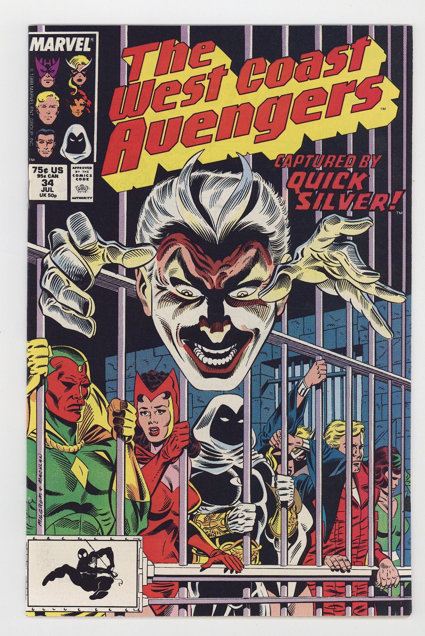 West Coast Avengers Vol 2 34 High Grade (1988) 