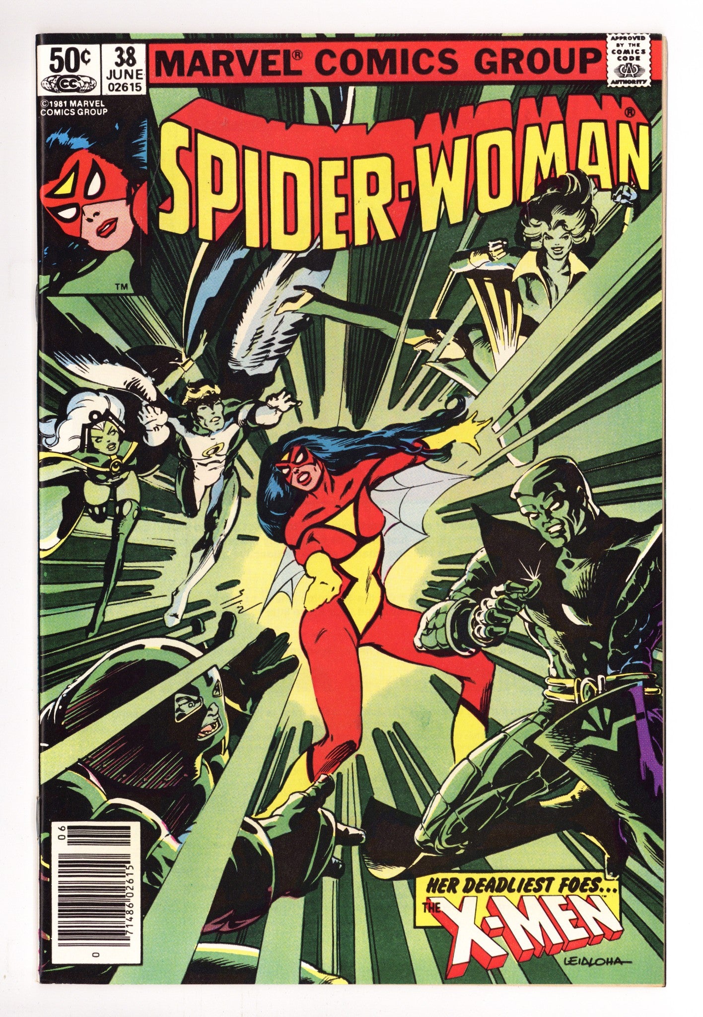 Spider-Woman Vol 1 38 NM- (9.2) (1981) Newsstand 