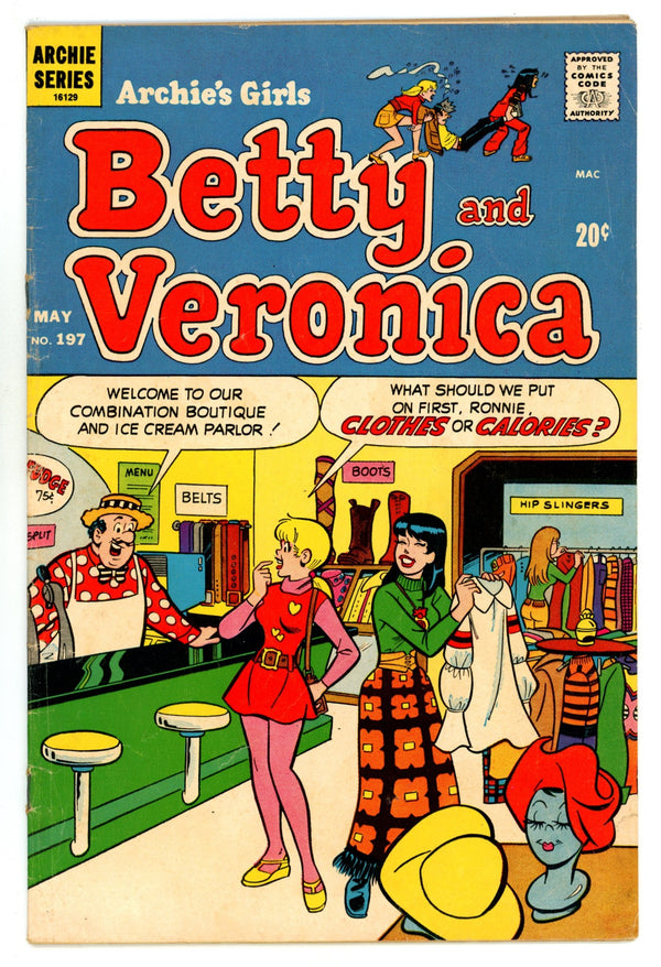 Archie's Girls Betty and Veronica 197 VG/FN (5.0) (1972)